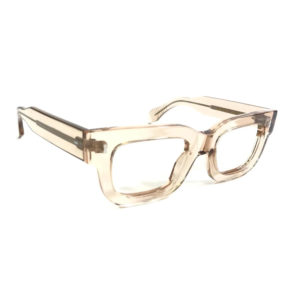 Cubitts Eyeglasses Frames MILNER M-HAZ Beige Rectangle Full Rim 48-21-145